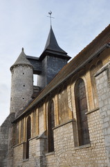 Fototapeta na wymiar Eglise de Saint-Etienne-du-Vauvray (Eure)