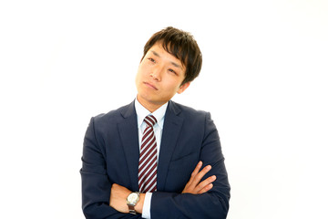 苦悩するビジネスマン