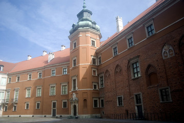 Naklejka premium Pałac Królewski, Warszawa, Polska