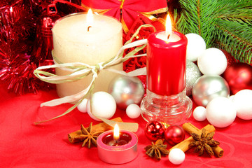 Red Christmas background