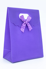 Purple gift bag