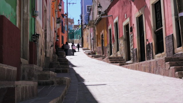 Colorful street of Mexico