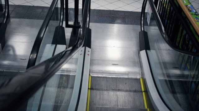 Escalator in Shopping Mall