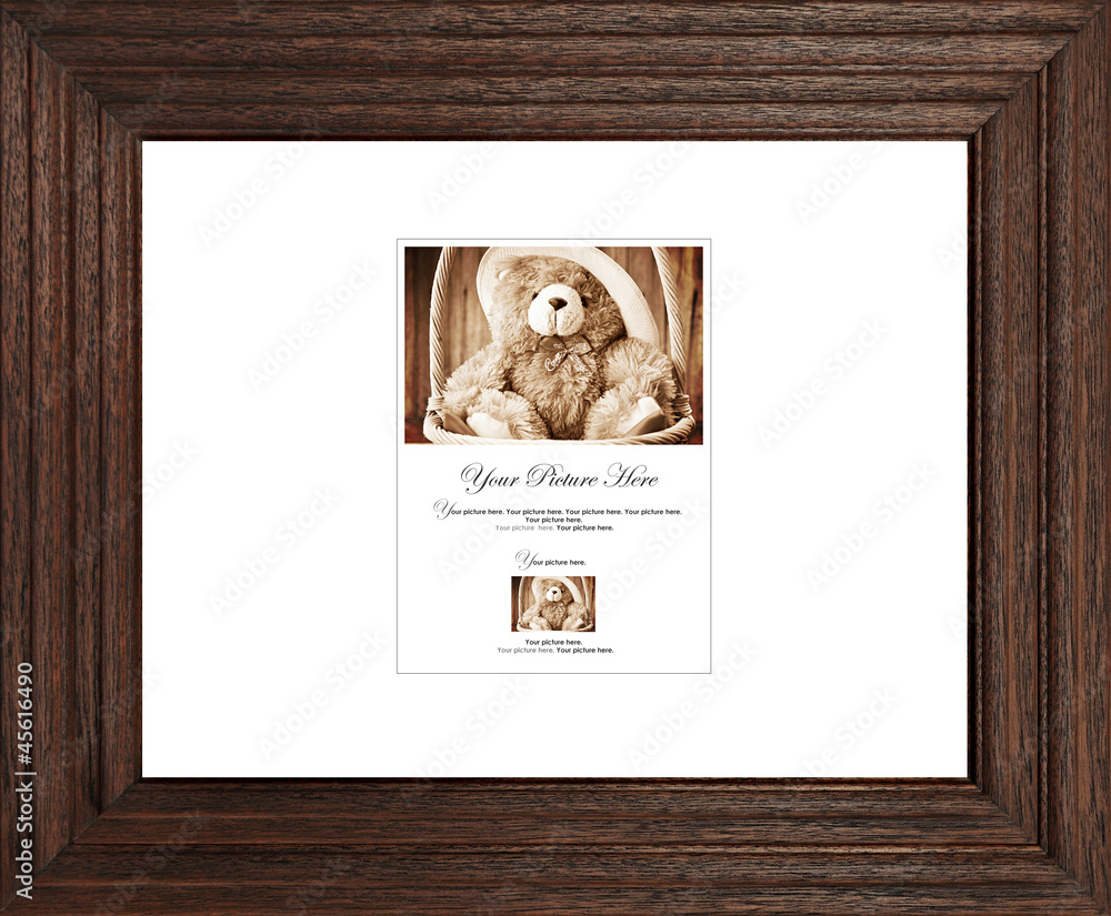 Poster Wooden picture frame