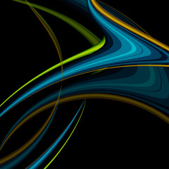 wavy lines with copy space. Eps10