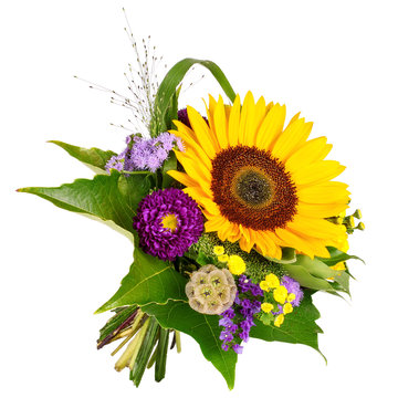 Blumenstrau&szlig; mit Sonnenblume