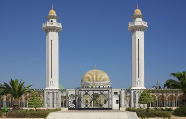 Gordijnen Mausoleum van Bourguiba in Tunesië in Afrika © Natalia Sidorova