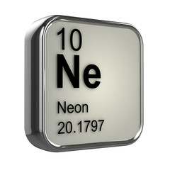 3d Periodic Table - 10 Neon