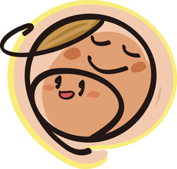 The mother and child