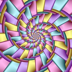 Multicolored Spiral