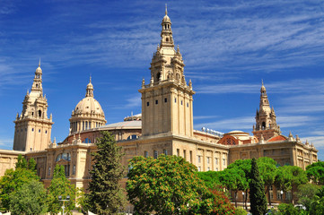 Obraz premium National Art Museum of Catalonia. Barcelona.