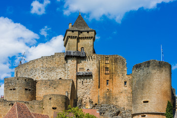 Fototapeta premium castle of castelnaud la chapelle france