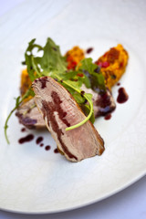 Cuisine, aliment, plat, veau, gastronomie, plat cuisiné