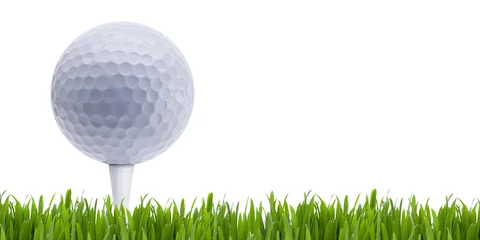 Photo sur Plexiglas Golf Balle de golf sur le tee
