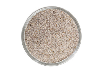 bowl of chia seeds