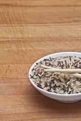 Three types of rice