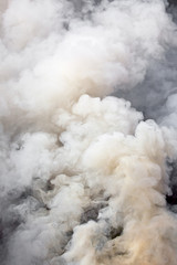 Smoke from fire