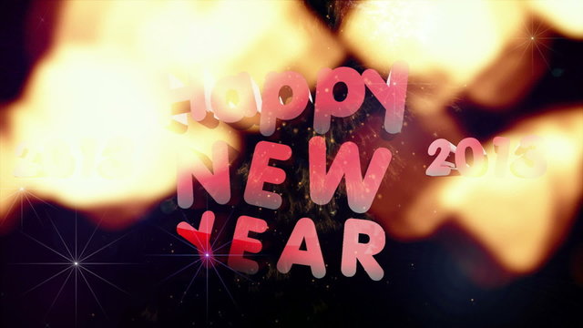 Happy New Year 2013 different animation