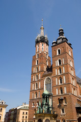 Fototapeta na wymiar Kościół Mariacki - Kraków - Polska