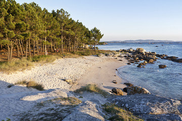 Beach at Arousa Island