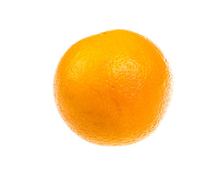 Ripe orange isolated on white background