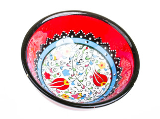 empty bowl isolated on white