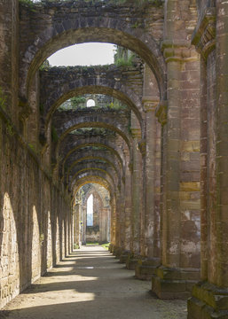Fountains Abbey arches