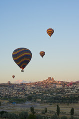 hot air balloons