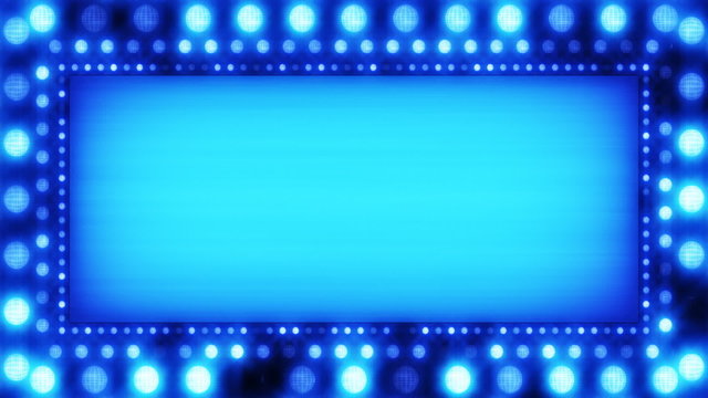 flashing lights blue banner loop