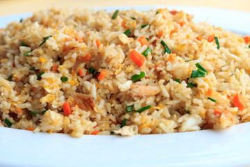 Fried Rice with Crab Meat, Thai Cuisine