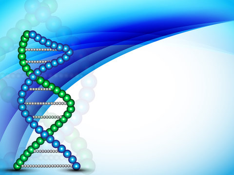 Abstract medical background with colorful DNA. EPS 10.