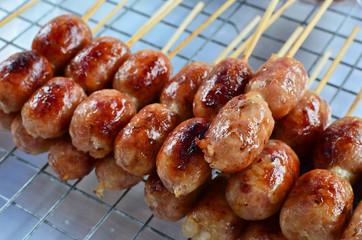 Thai sausage traditional style. Thais call 