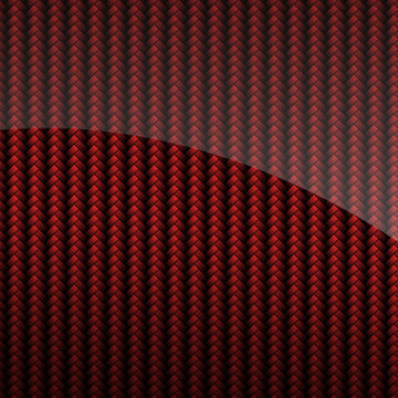 Red Glossy Carbon Fiber Backround Or Texture