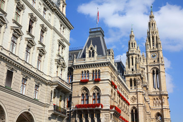 Austria - Vienna City Hall (Rathaus) © Tupungato