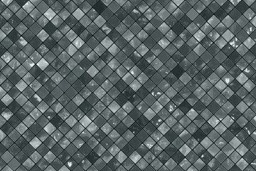 Silver wall tiles background