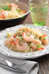 Risotto with shrimps