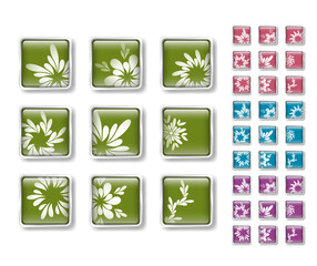 Floral icons