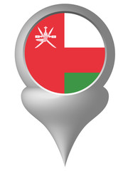 オマーン　国旗　フレーム　マーク　ポイント