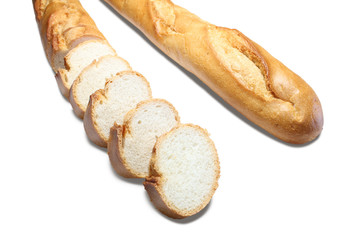 Sliced baguette