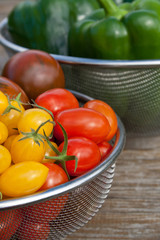 Tomaten und Paprika