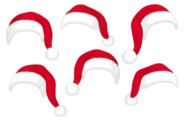 Weihnachtsmannm&uuml;tzen,diverse mit Fell