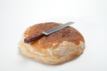 large loaves of bread traditionally roasted