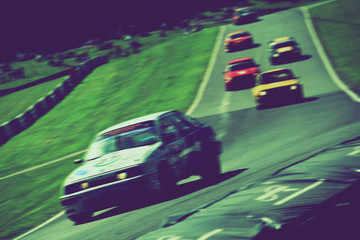 retro car race