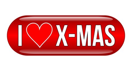 I LOVE X-MAS - Button