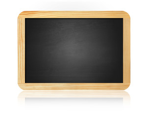 old blank blackboard isolated