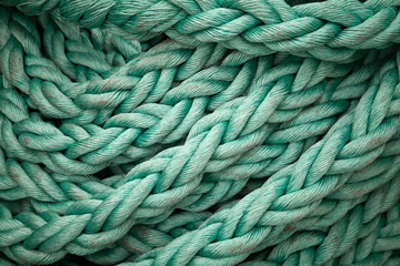 Green ship's rope background