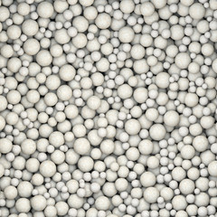 background of stacked marbles with beige texture