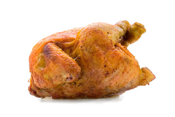 Image of delicious isolated roast chicken