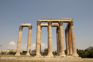 Fototapeta premium Zeus temple, monument of ancient architecture.
