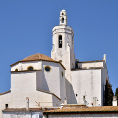 Santa Maria church of Cadaqués in Spain